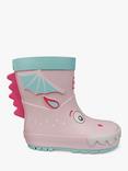 ToeZone Grace Novelty Dragon Rain Boots, Multi