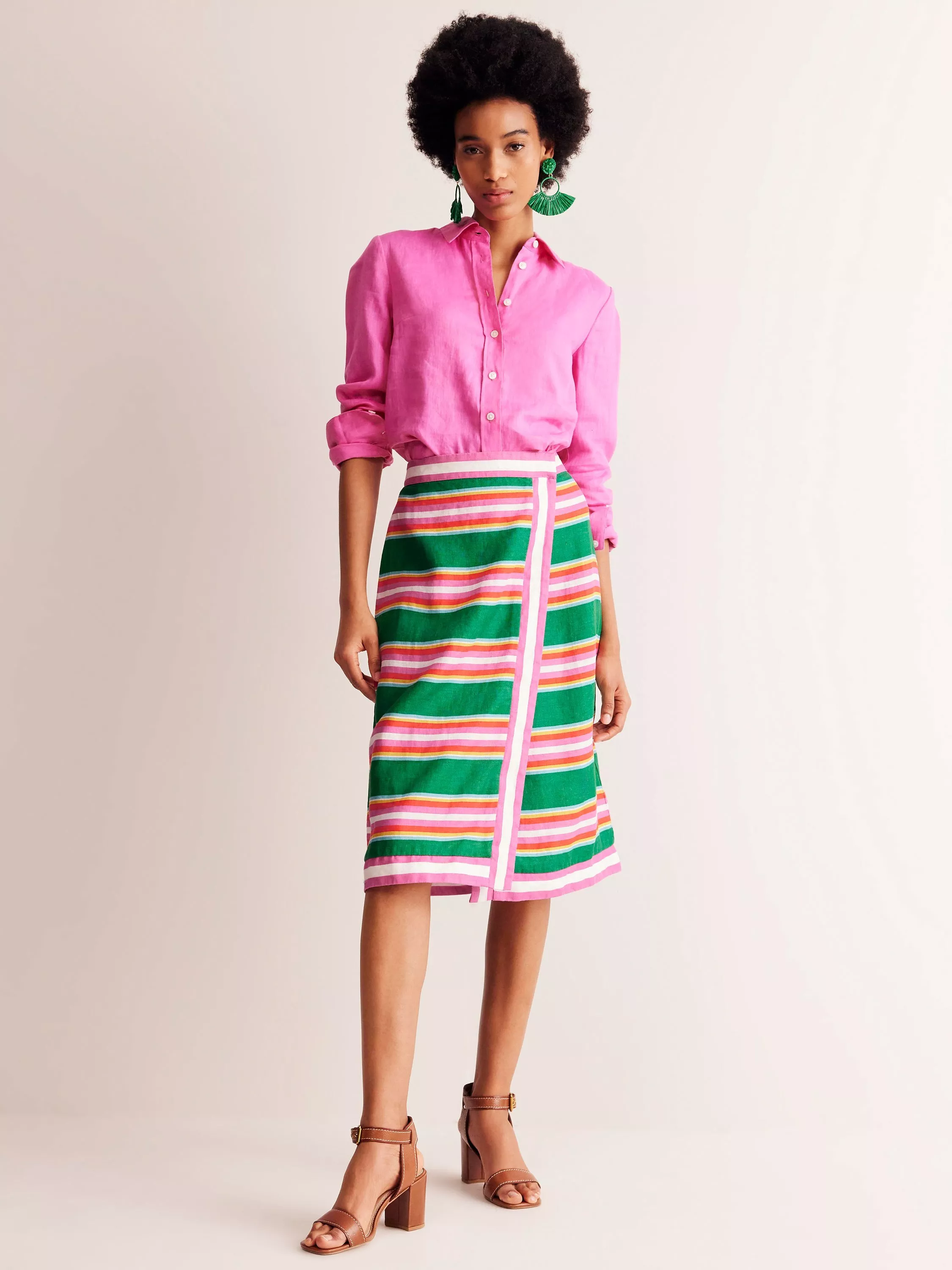 Boden pink pencil skirt best sale