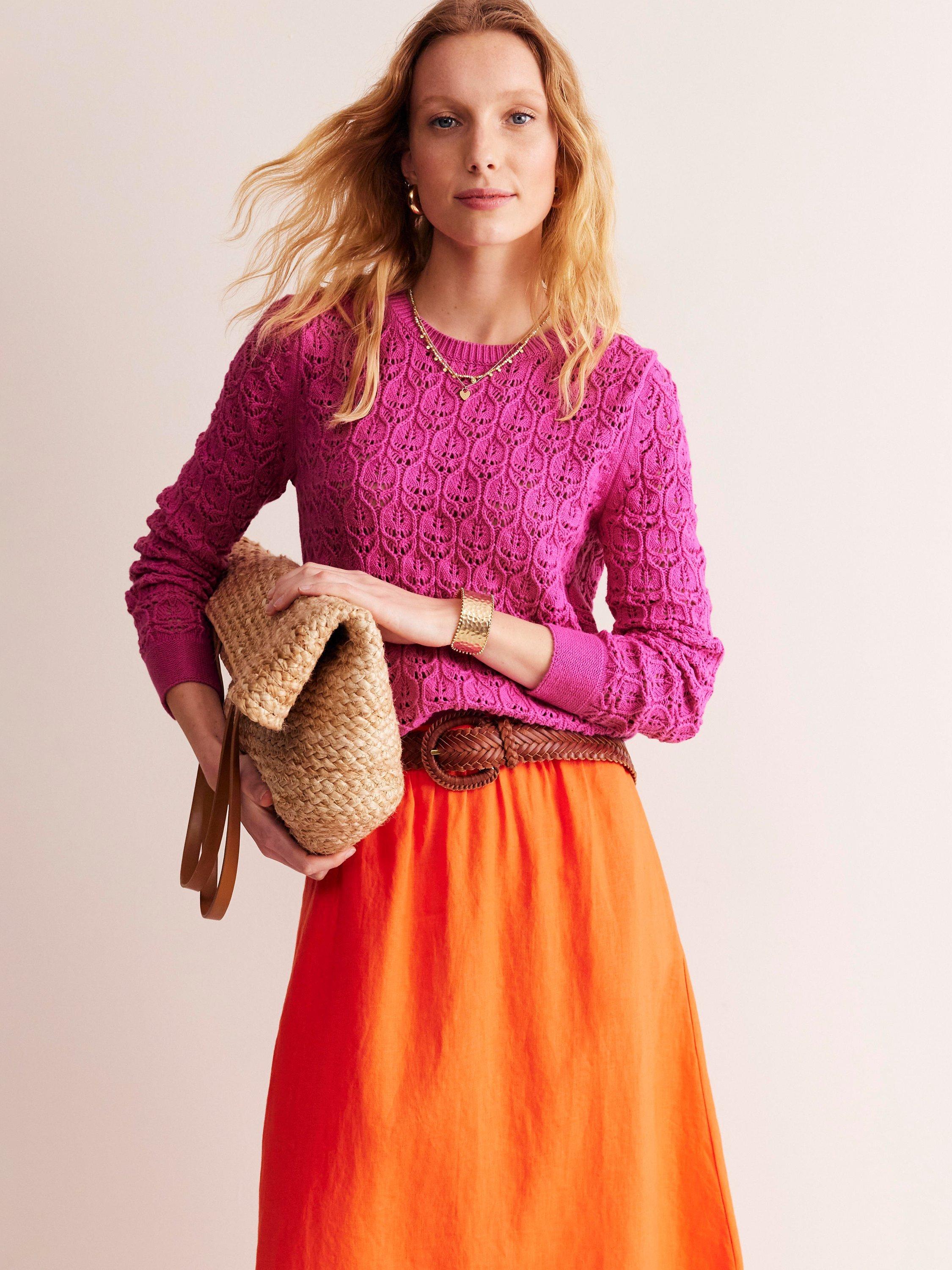 Boden pink jumper best sale