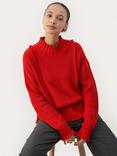 Part Two Elyssa Organic Cotton Long Sleeve Jumper, Salsa