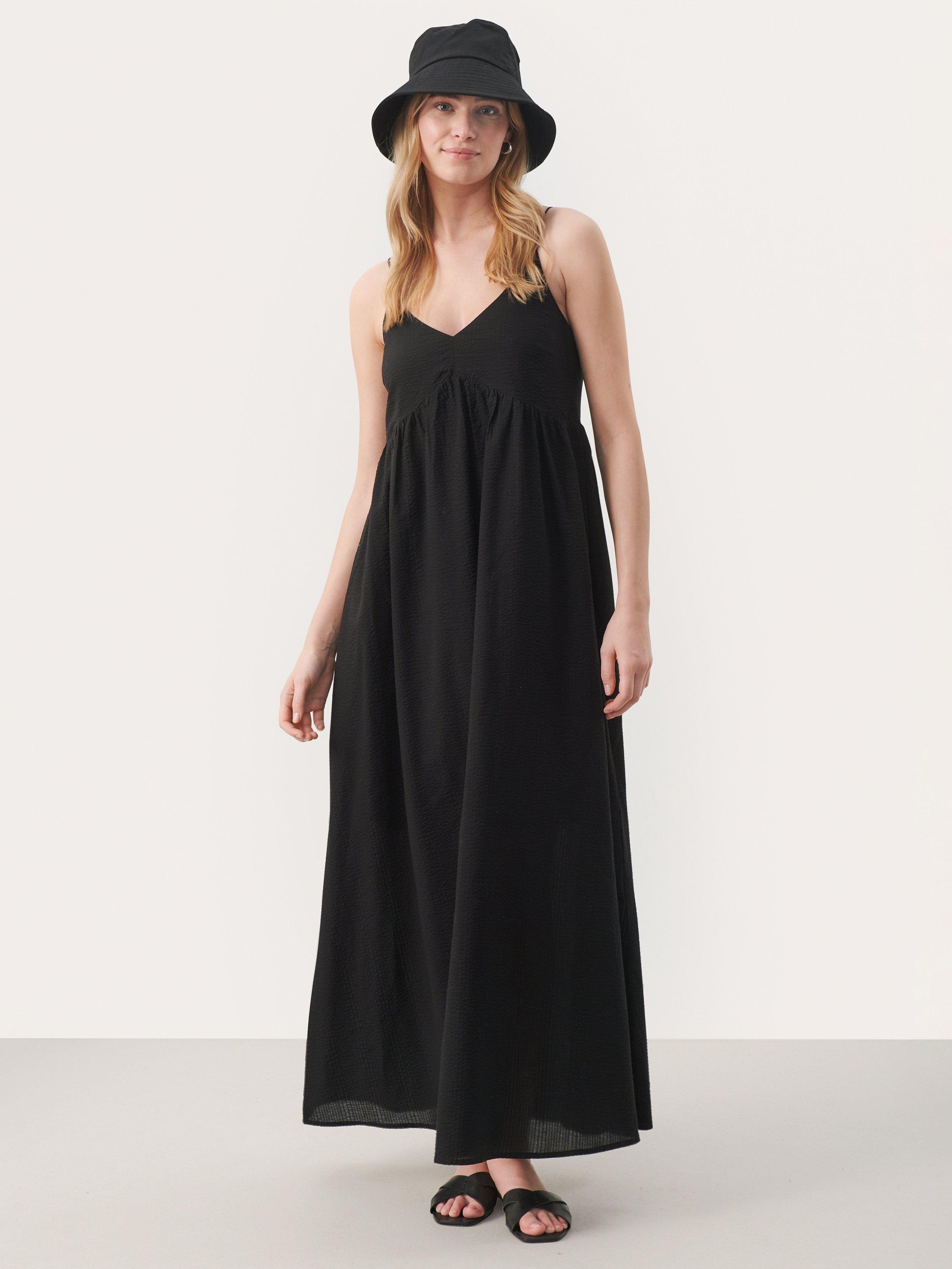 Product image 4 of 6, which shows Part Two Gloria Empire Line Maxi Dress, Black, 8