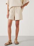 HUSH Taylah Towelling Shorts, Off White