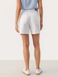 Part Two Gida High Waist Denim Shorts, Bright White