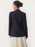 Part Two Taylors Pinstripe Blazer, Dark Navy