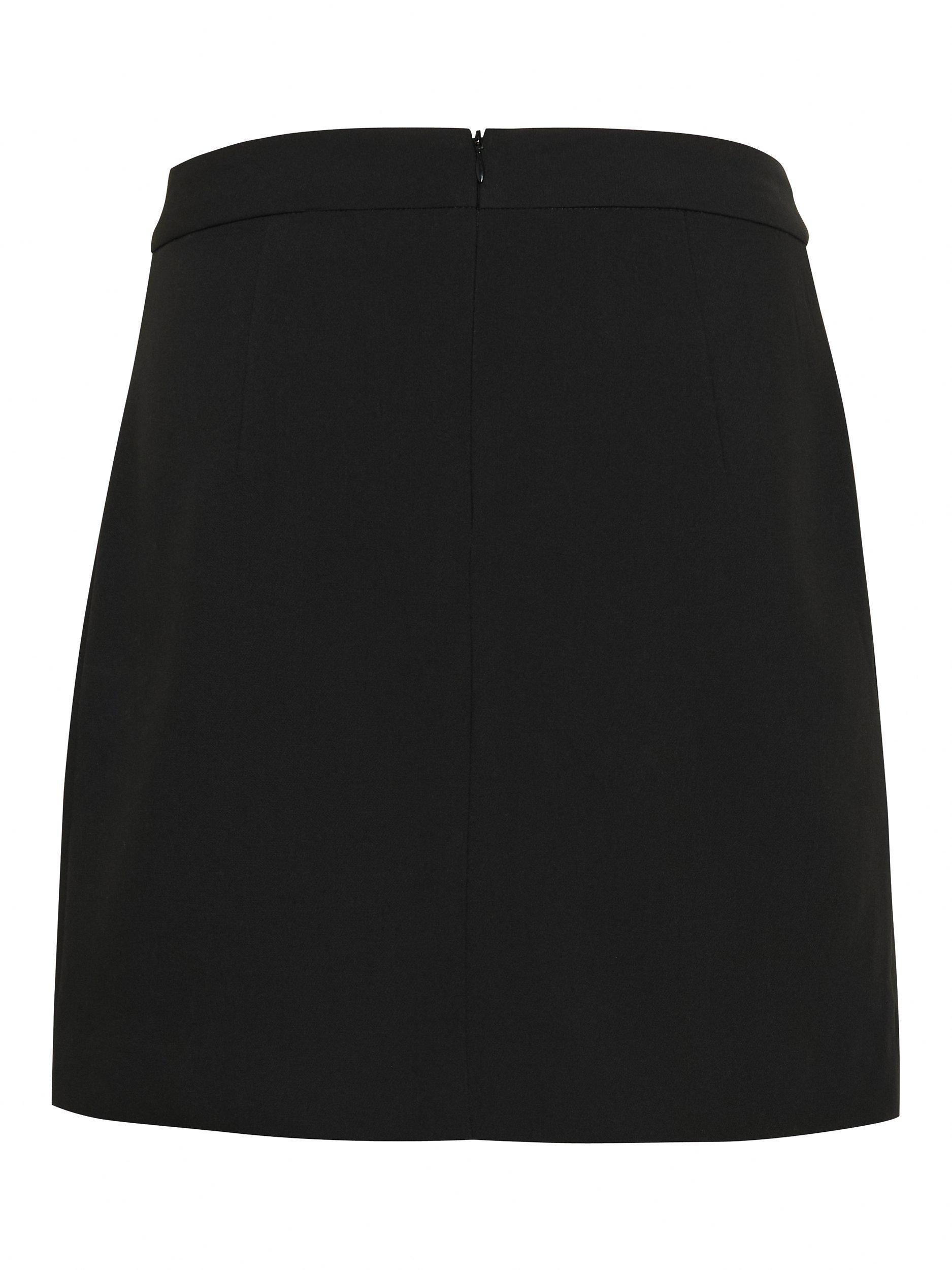 Product image 6 of 6, which shows Part Two Eirika Classic A-Line Mini Skirt, Black, 14