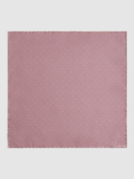Reiss Liam Silk Pocket Square, Pink