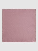Pink Silk Pocket Square