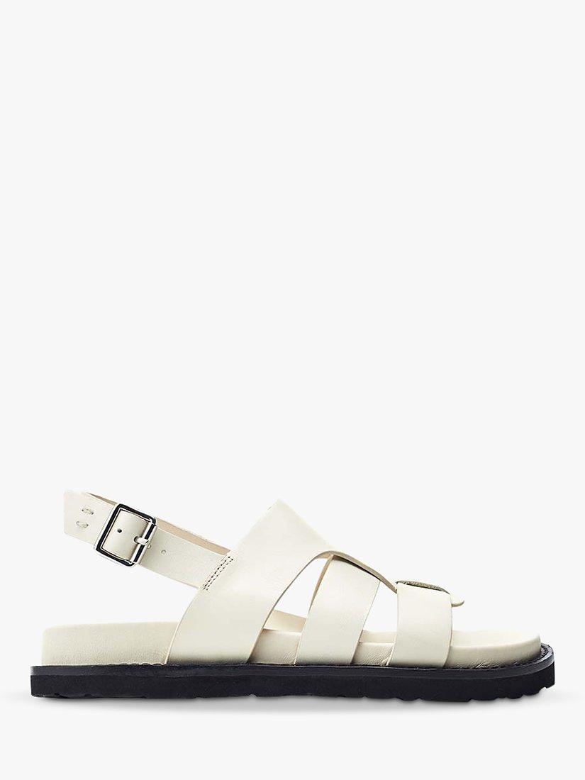 Moda in Pelle Lonnie Leather Sandals, Off White, 6