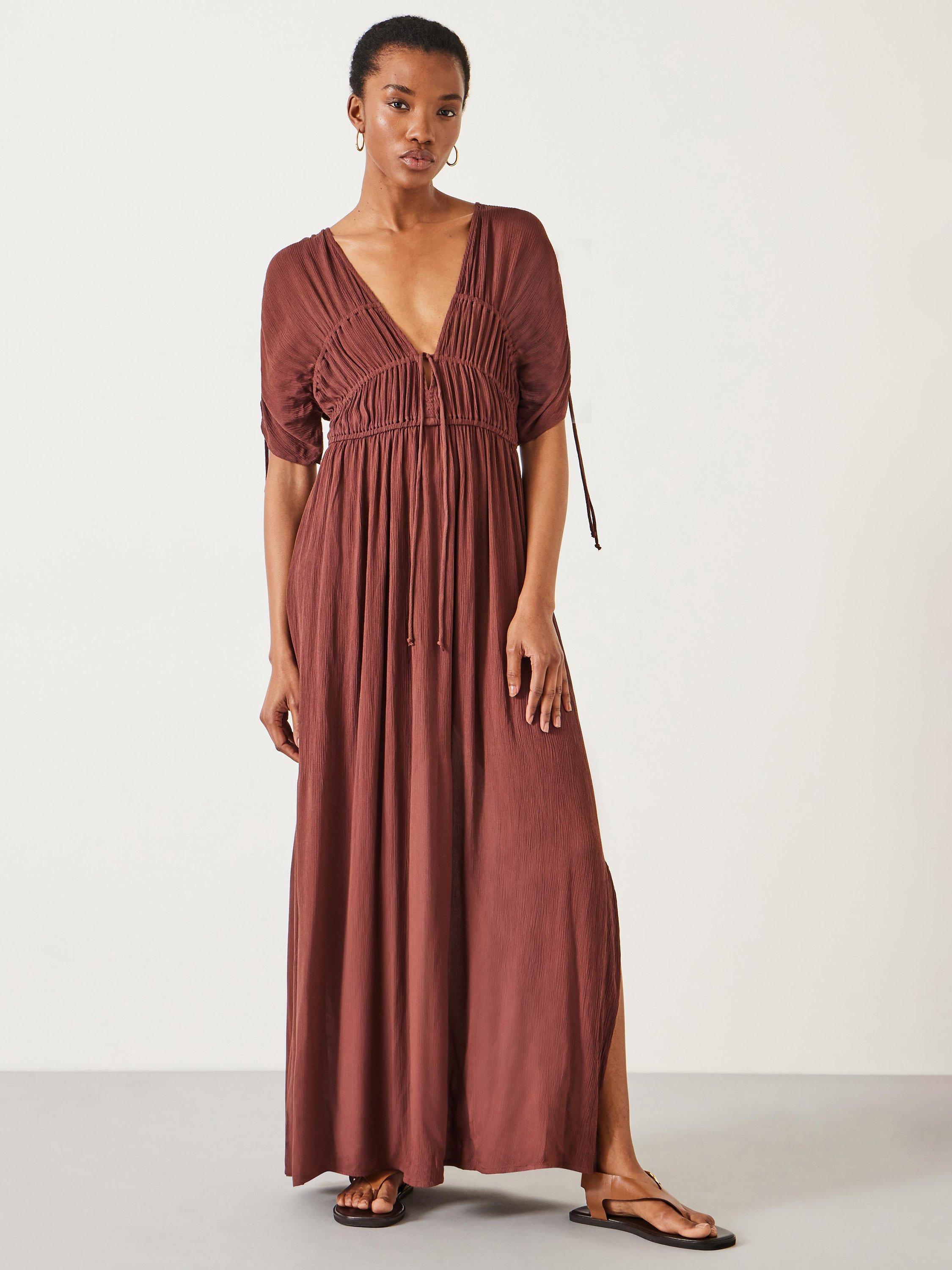 HUSH Grace Beach Maxi Dress Petrol