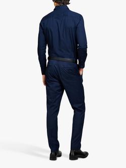 SISLEY Slim Fit Long Sleeve Shirt - view 2, Blue