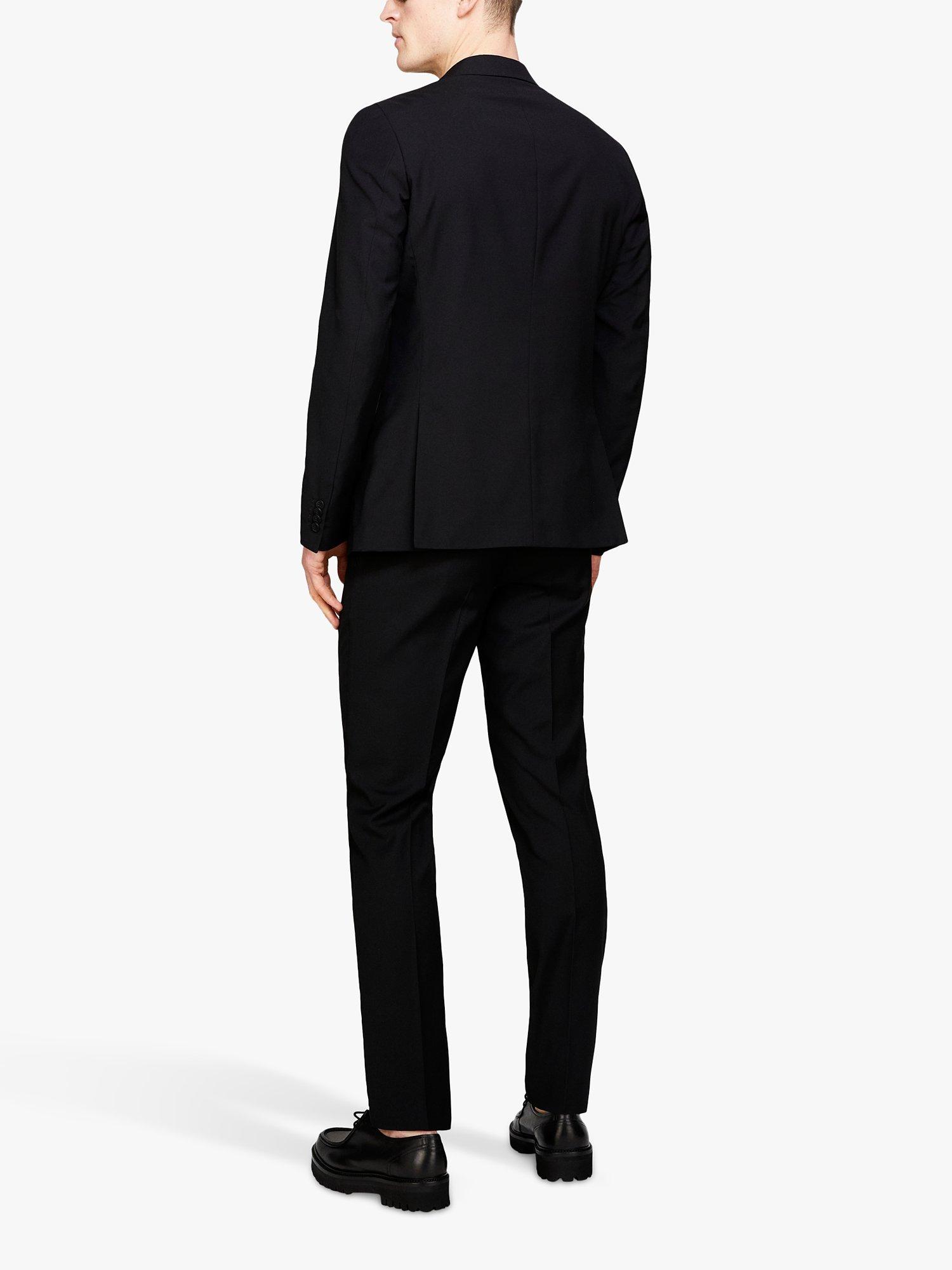 Product image 2 of 5, which shows SISLEY Formal Slim Fit Trousers, Black, 30