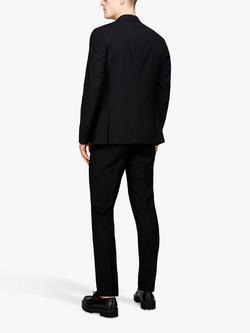 SISLEY Formal Slim Fit Trousers, Black - view 2, Black