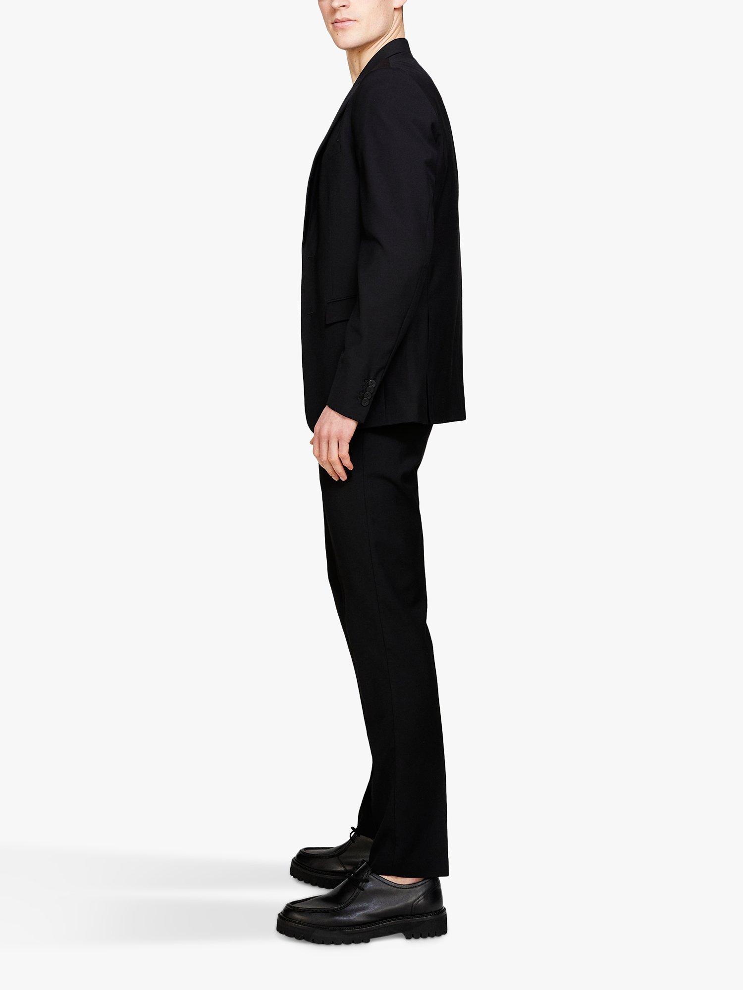 Product image 4 of 5, which shows SISLEY Formal Slim Fit Trousers, Black, 30