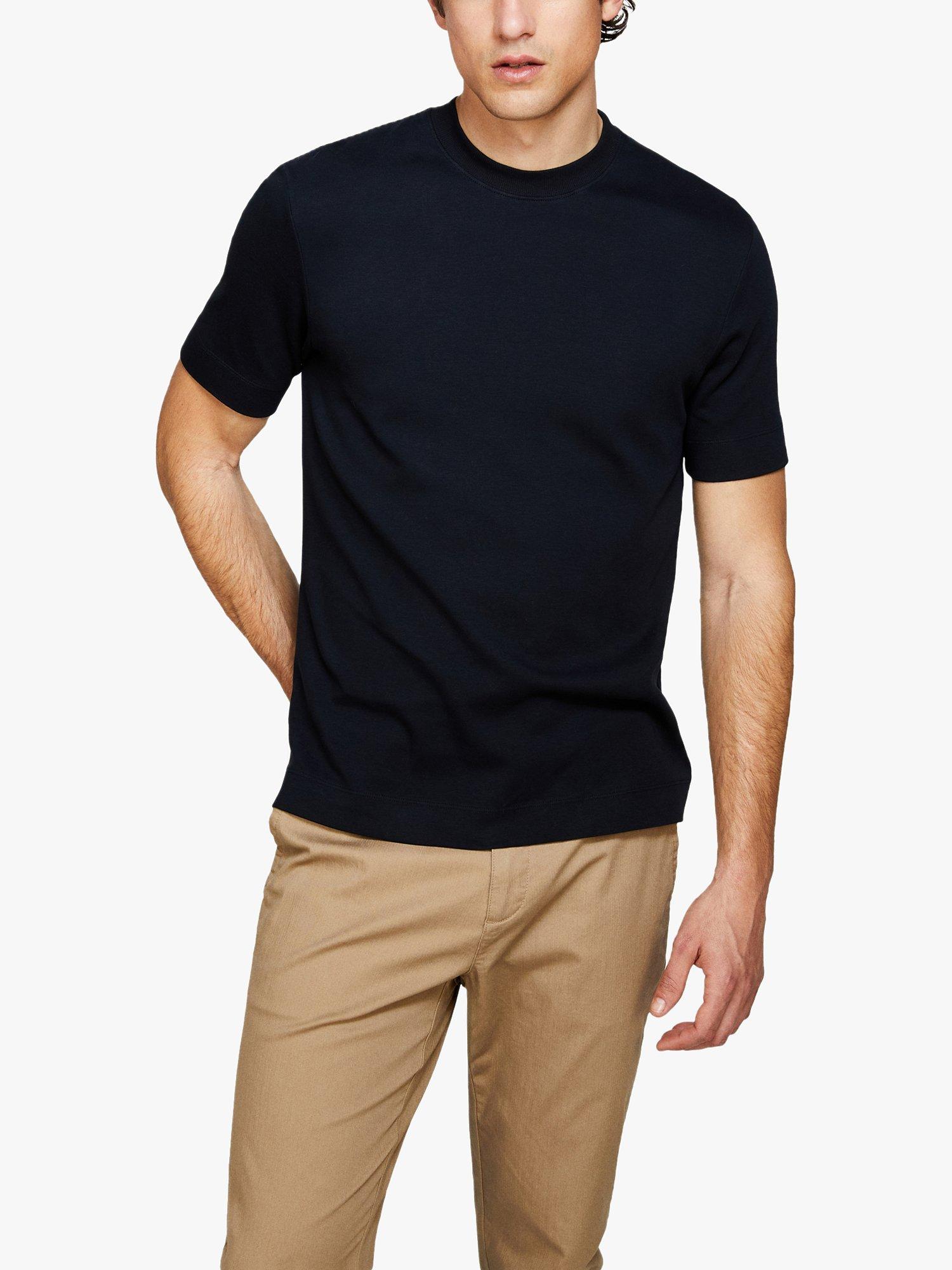 SISLEY Solid Coloured Regular Fit T-Shirt