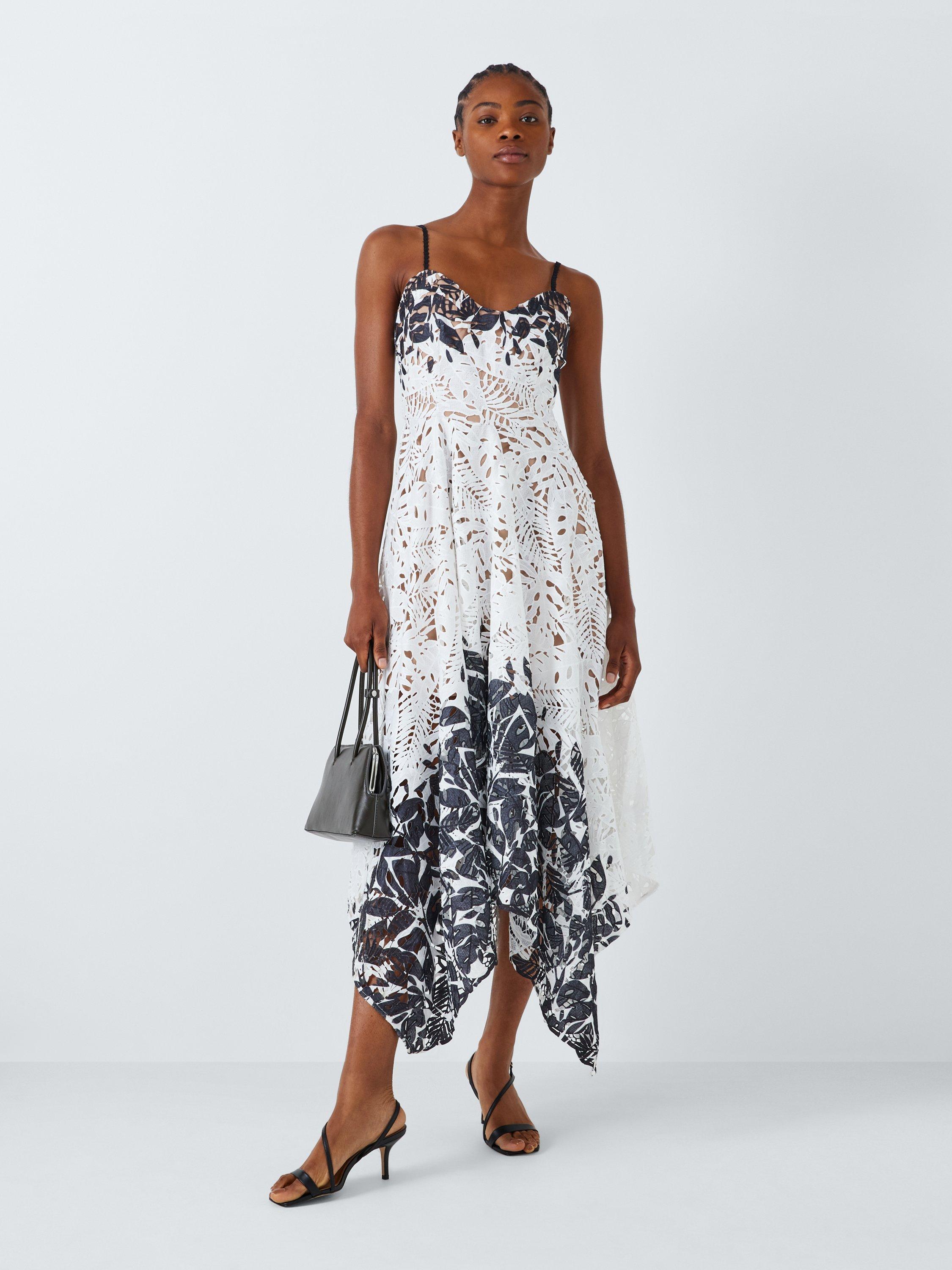 Product image 3 of 6, which shows Elliatt Anchor Lace Dress, Multi, L