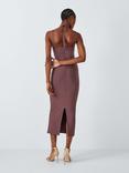 Elliatt Orchird Bodycon Dress, Chocolate