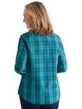 Rohan Coast Long Sleeve Check Shirt, Deep Teal/Cove