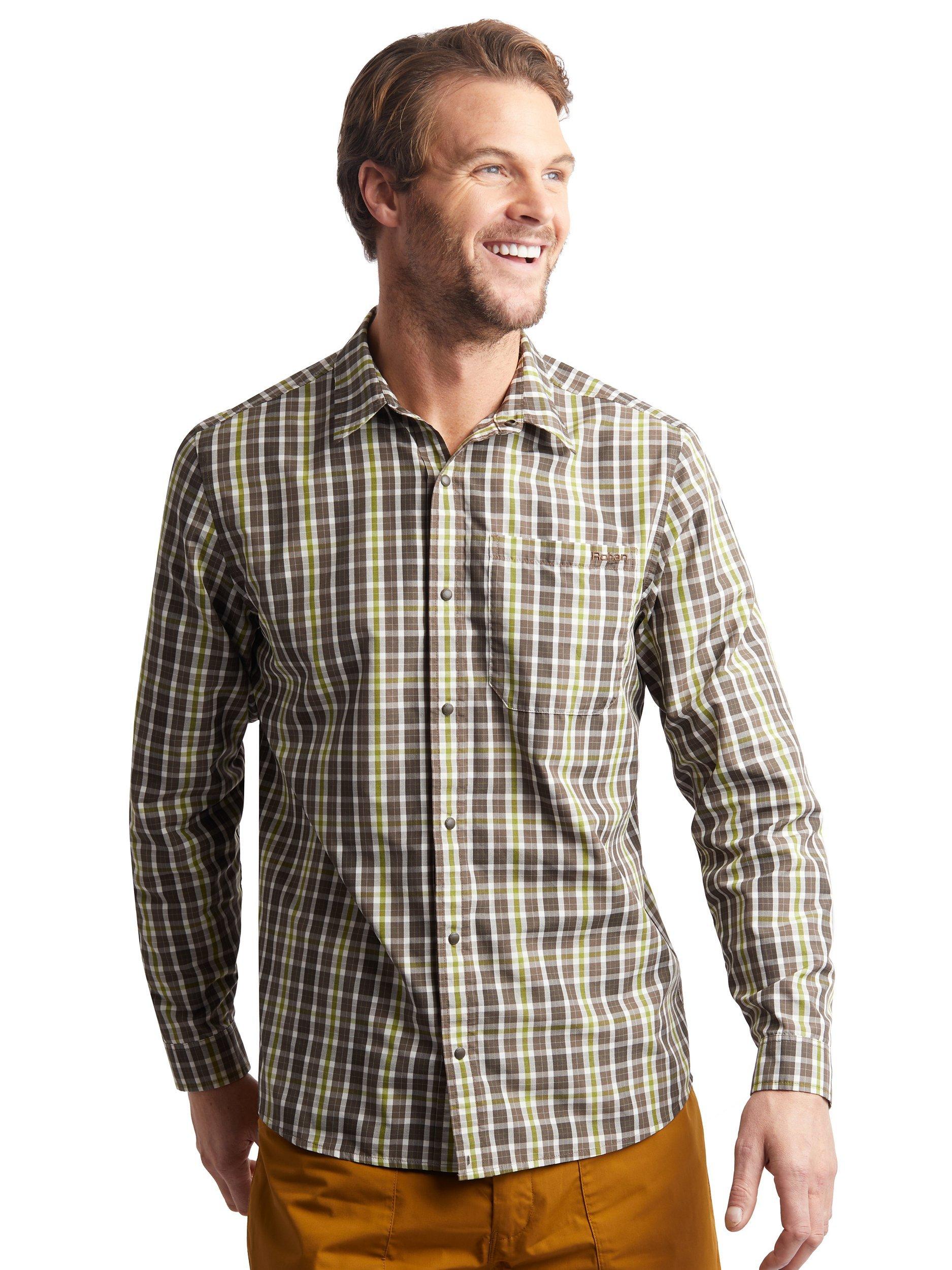 Rohan Portreath Long Sleeve Shirt, Dark Olive Brown, XXL