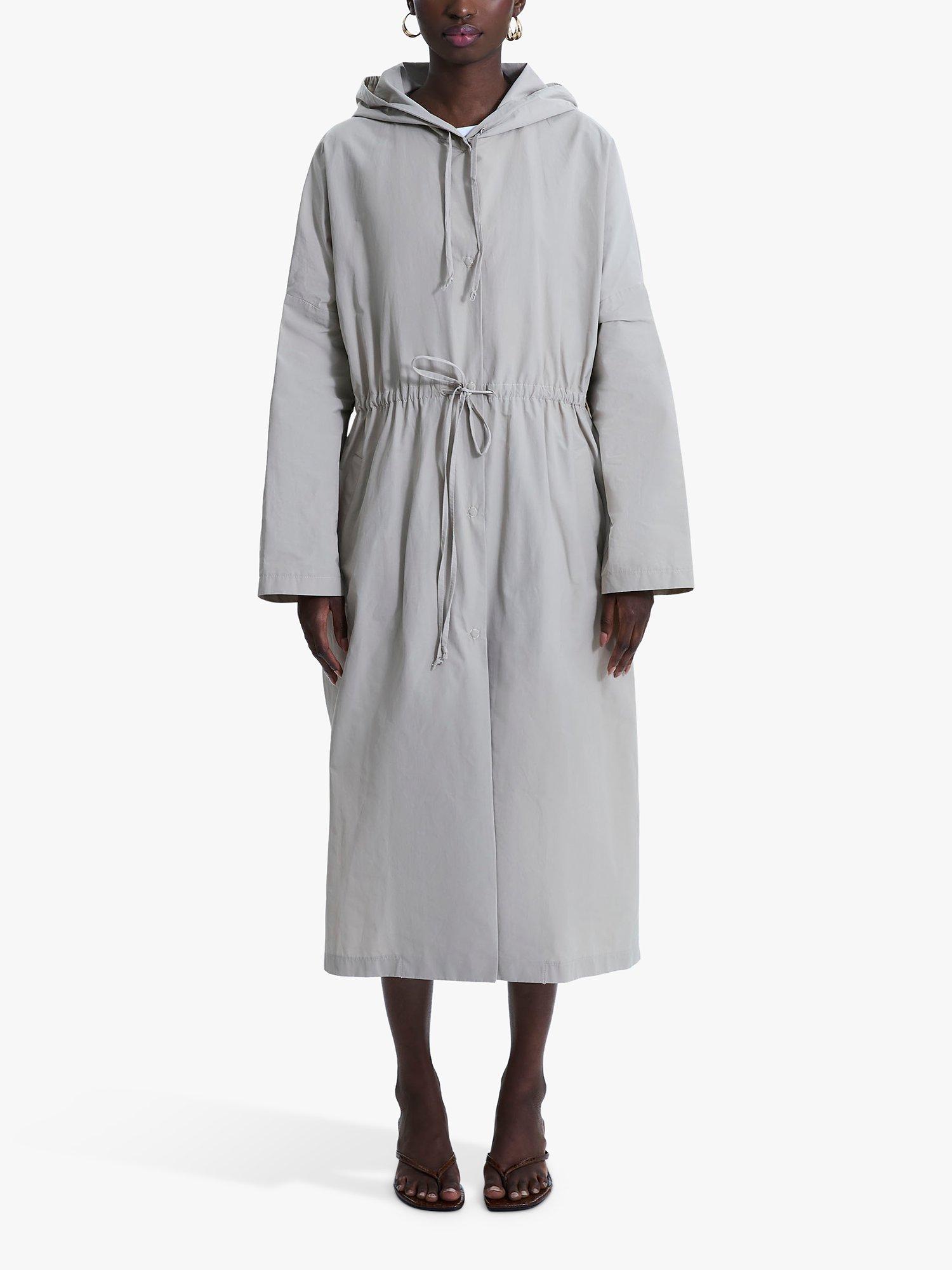 James Lakeland Oversized Long Raincoat Beige