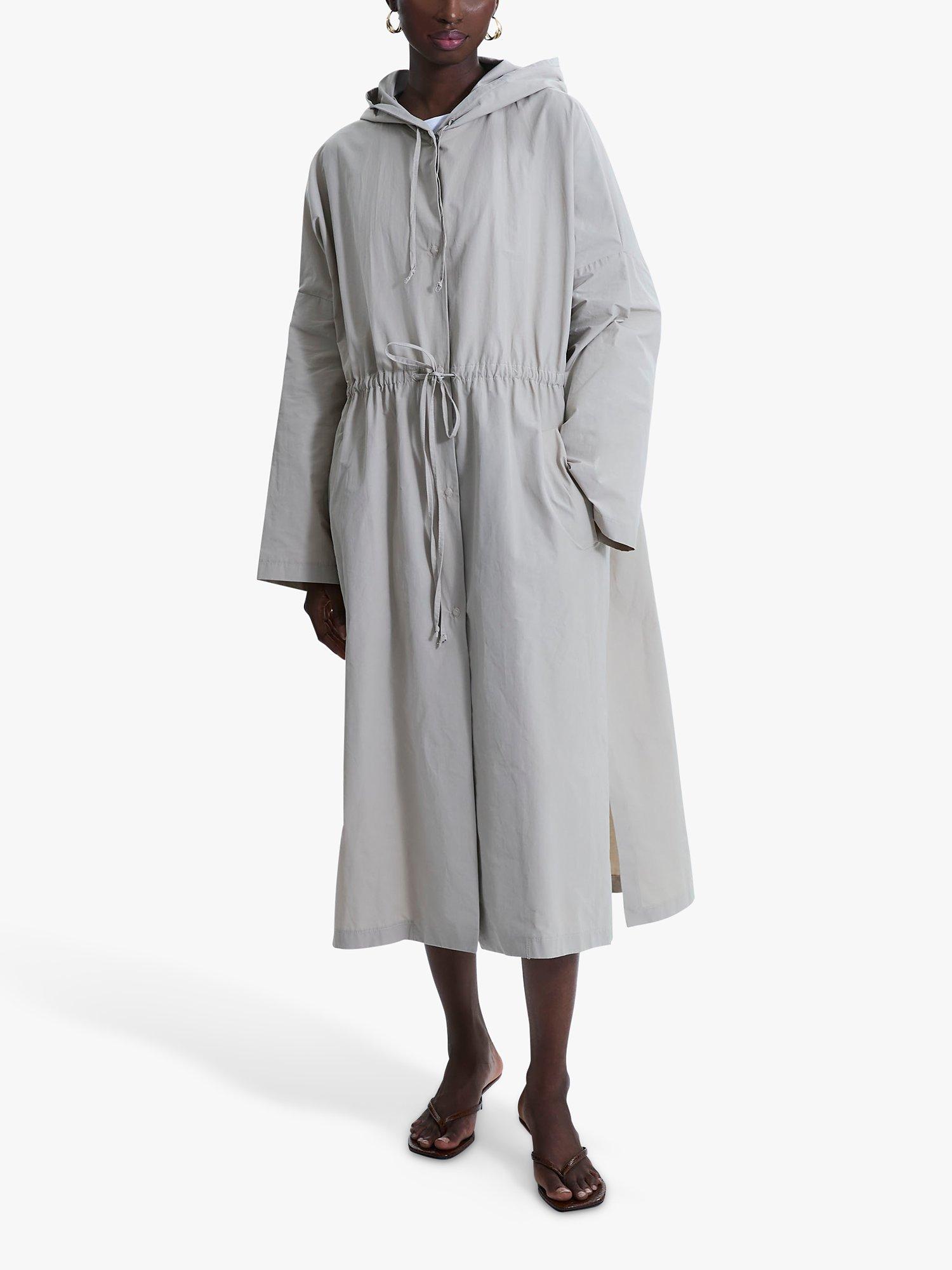 Product image 4 of 5, which shows James Lakeland Oversized Long Raincoat, Beige, 8