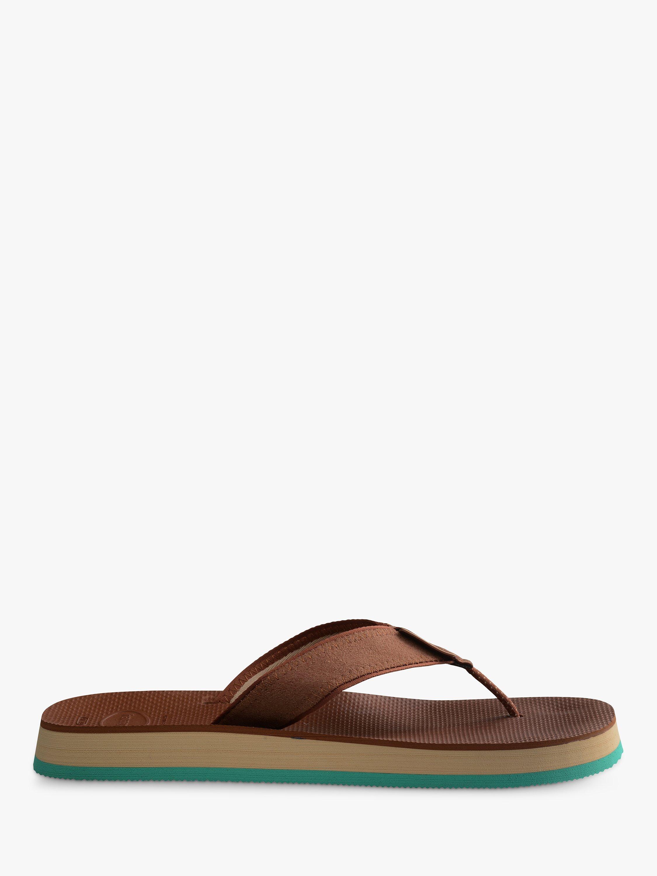 Product image 1 of 9, which shows Havaianas Urban Classic Flip Flops, Cream, S