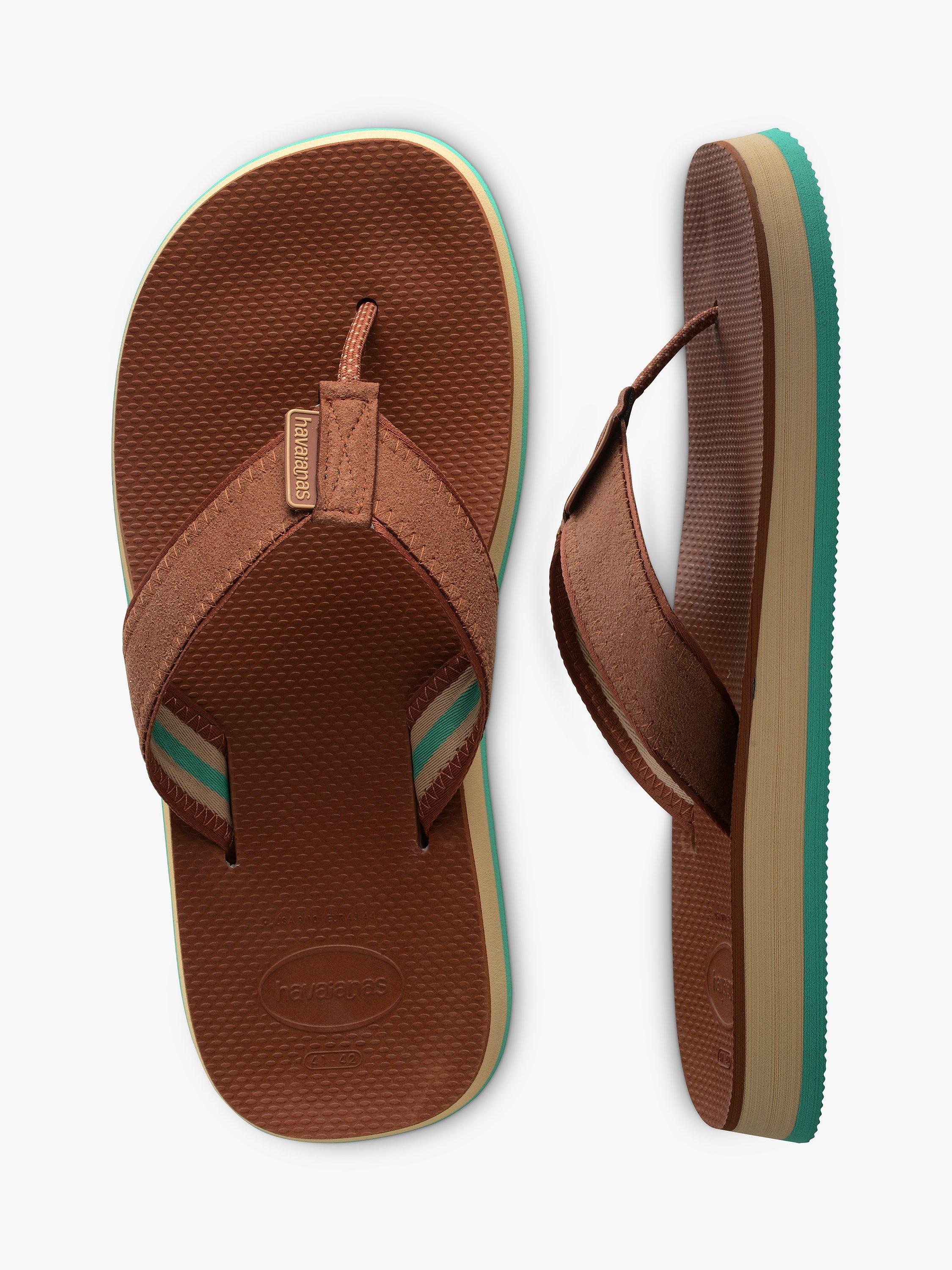 Product image 6 of 9, which shows Havaianas Urban Classic Flip Flops, Cream, S