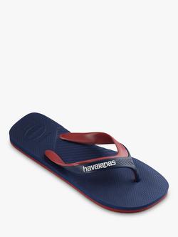 Havaianas Dual Strap Flip Flops - view 2, Dark Blue