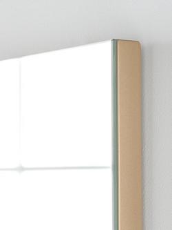 Yearn Delicacy Rectangular Wood Frame Wall Mirror - view 2, Gold