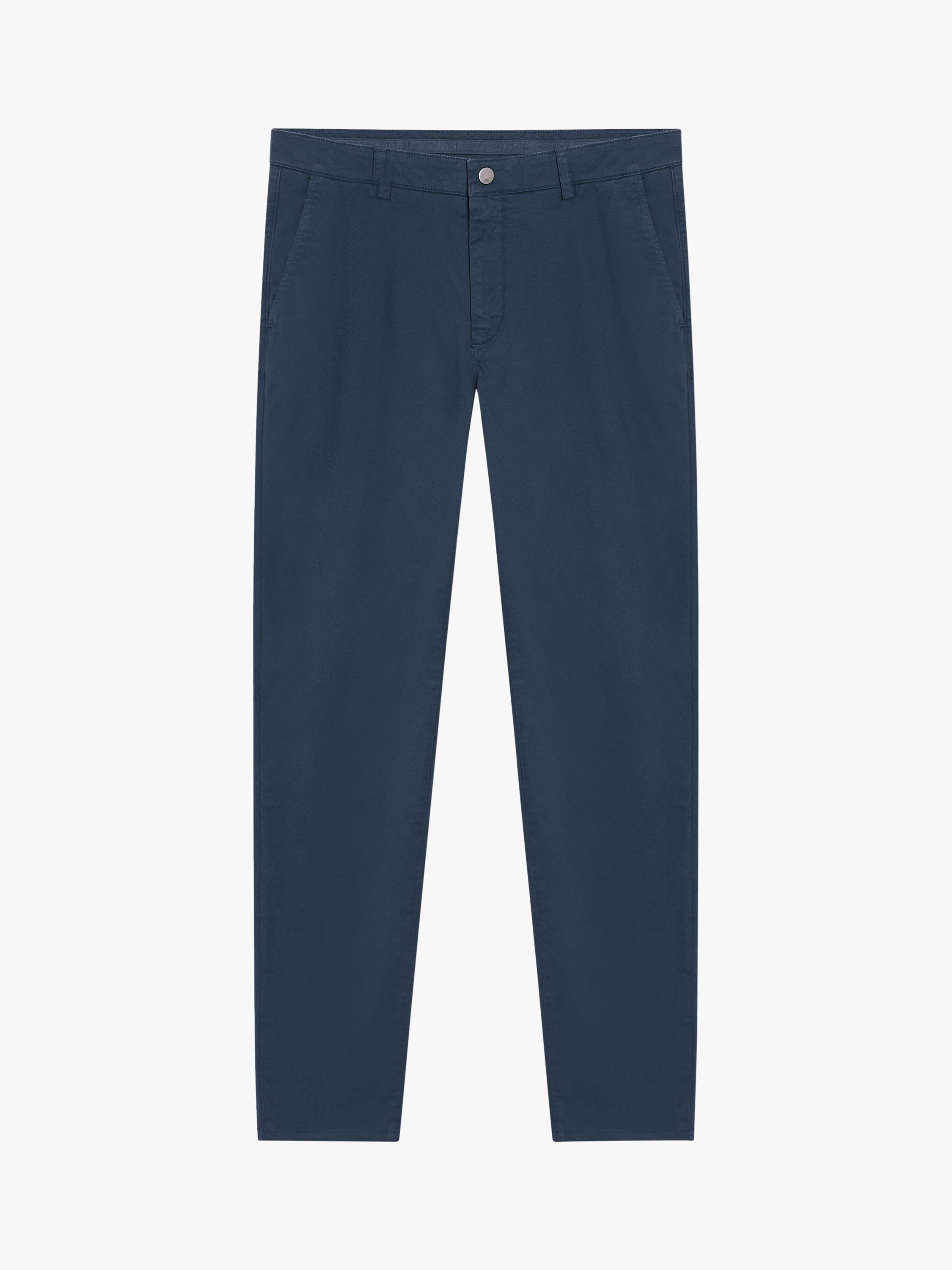 Product image 4 of 8, which shows SPOKE Heroes Cotton Blend Broad Thigh Chinos, Petrol, W30/L28