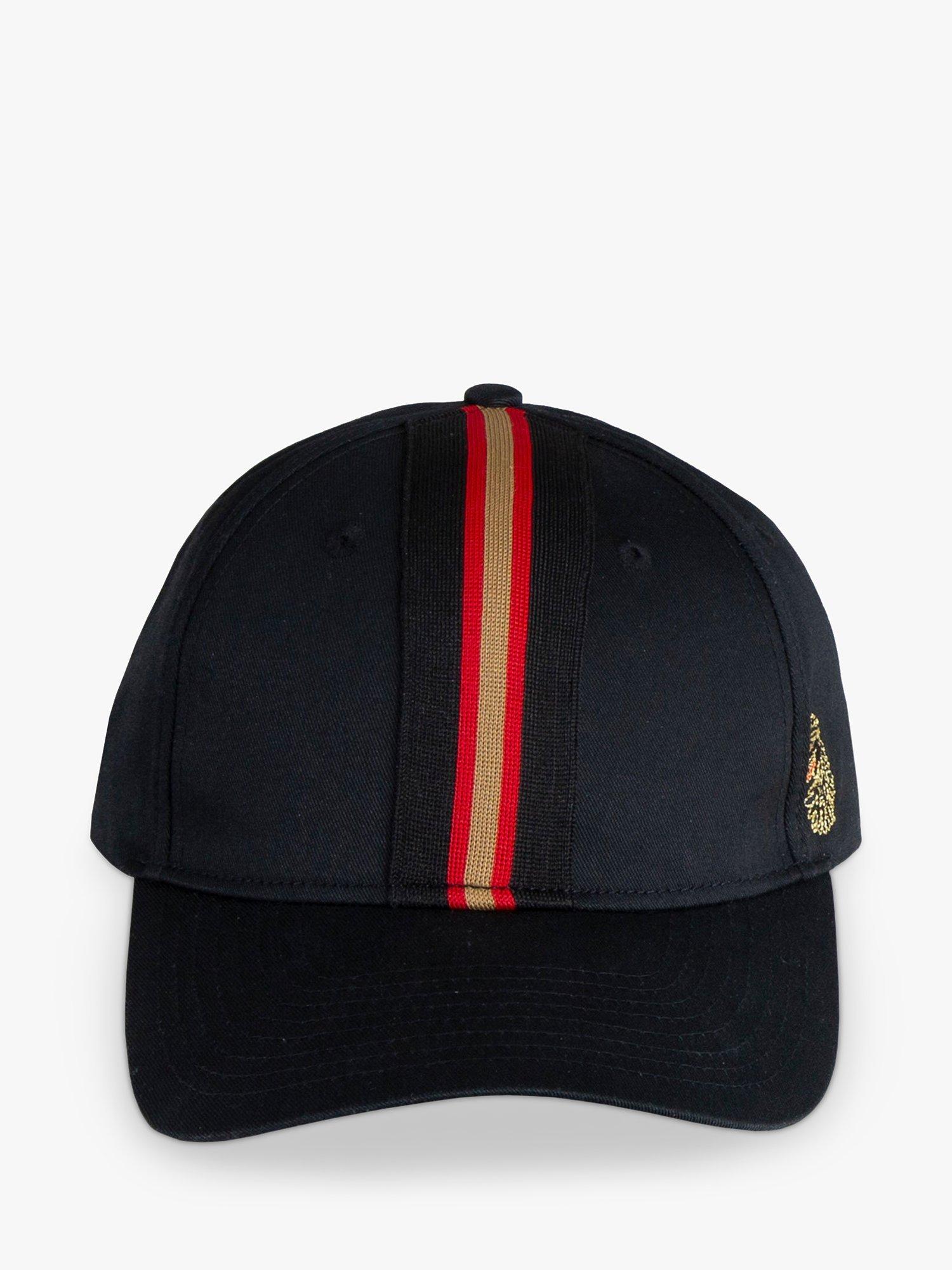 Product image 2 of 3, which shows LUKE 1977 Kings Cross Tri-Colour Trim Baseball Cap, Black/Multi, One Size