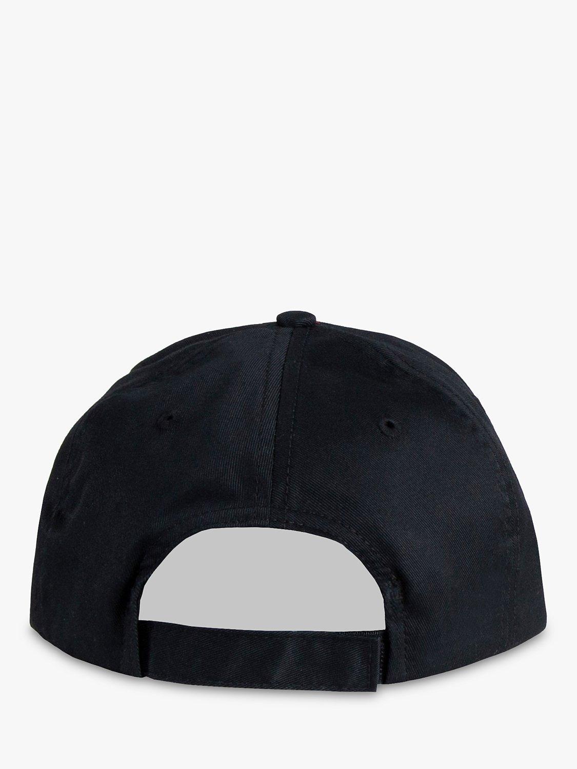 Product image 3 of 3, which shows LUKE 1977 Kings Cross Tri-Colour Trim Baseball Cap, Black/Multi, One Size