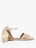 Kurt Geiger London Peirra Scarf Detail Embellished Sandals, Cream/Multi