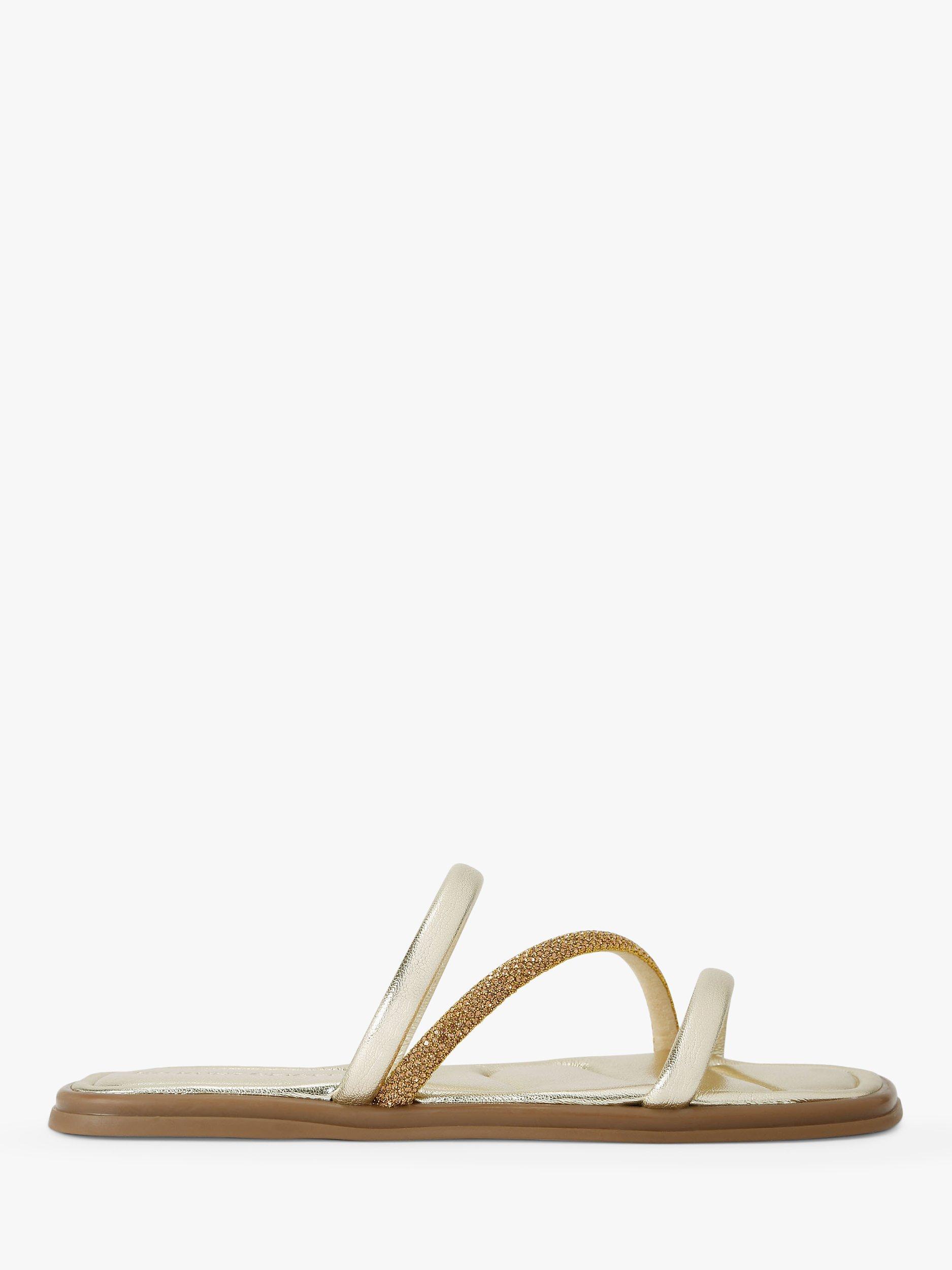 KG Kurt Geiger Rosalie Sliders, Gold