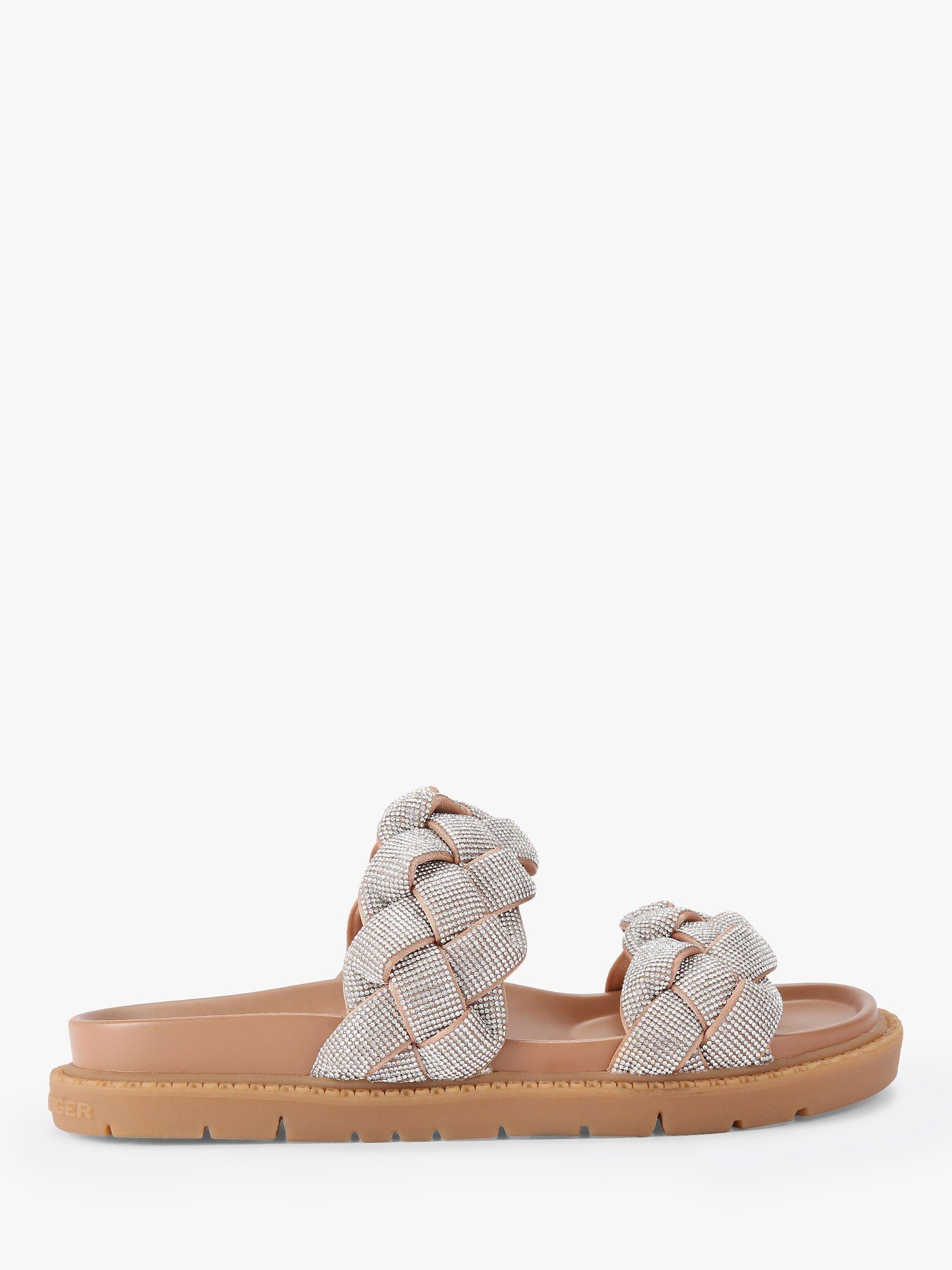 KG Kurt Geiger Rath Bling2 Sliders, Silver