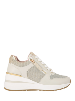Carvela High Rise Trainers, Gold