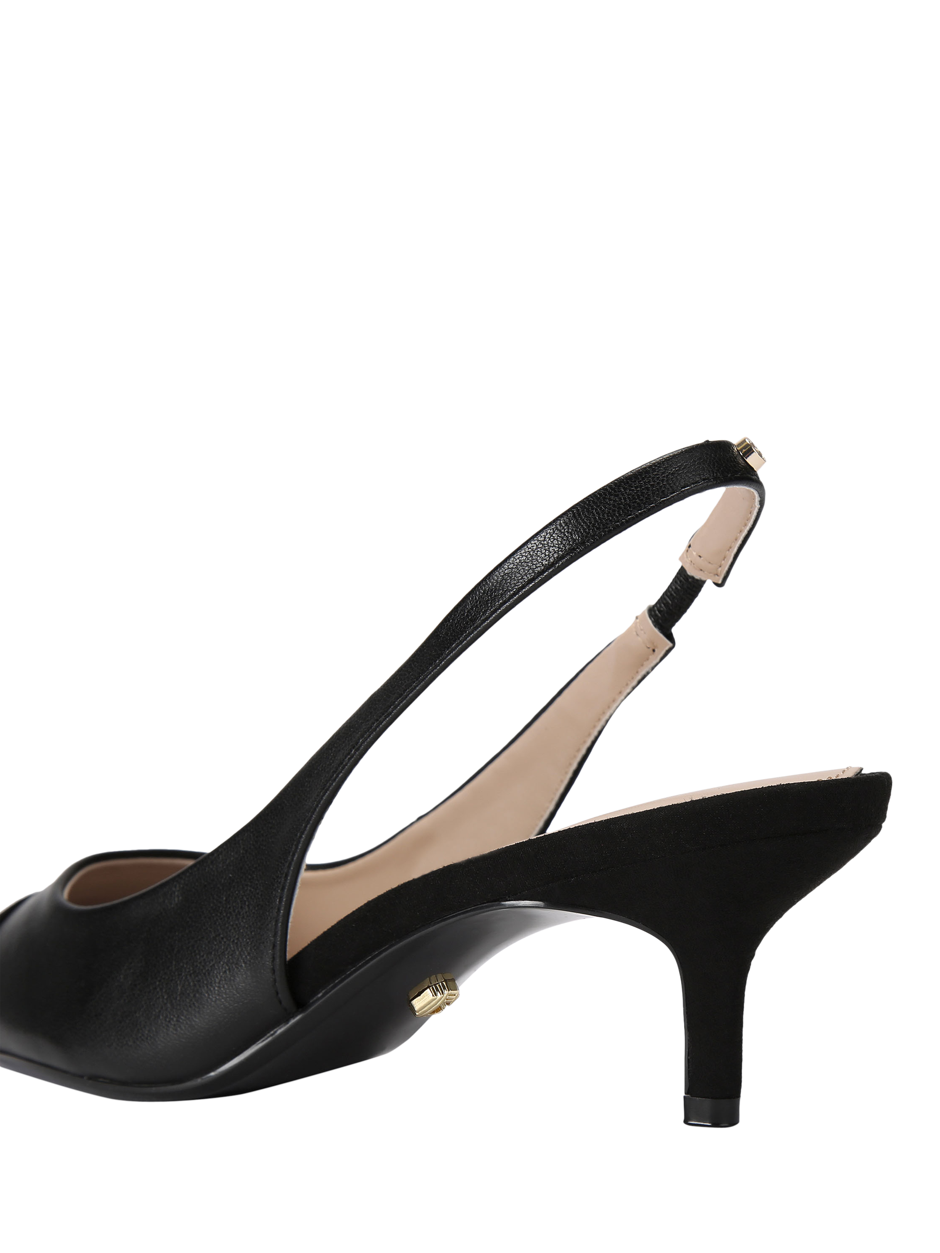 Product image 4 of 4, which shows Carvela Clara Slingback Court Shoes, Black, 3
