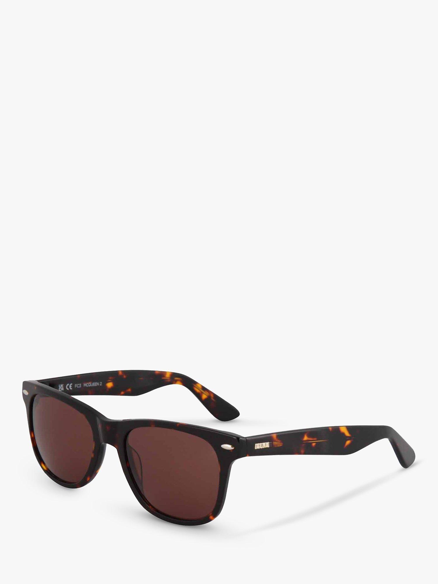 LUKE 1977 Men's Mcqueen 2 Wayfarer Sunglasses, Tortoiseshell/Brown, One Size