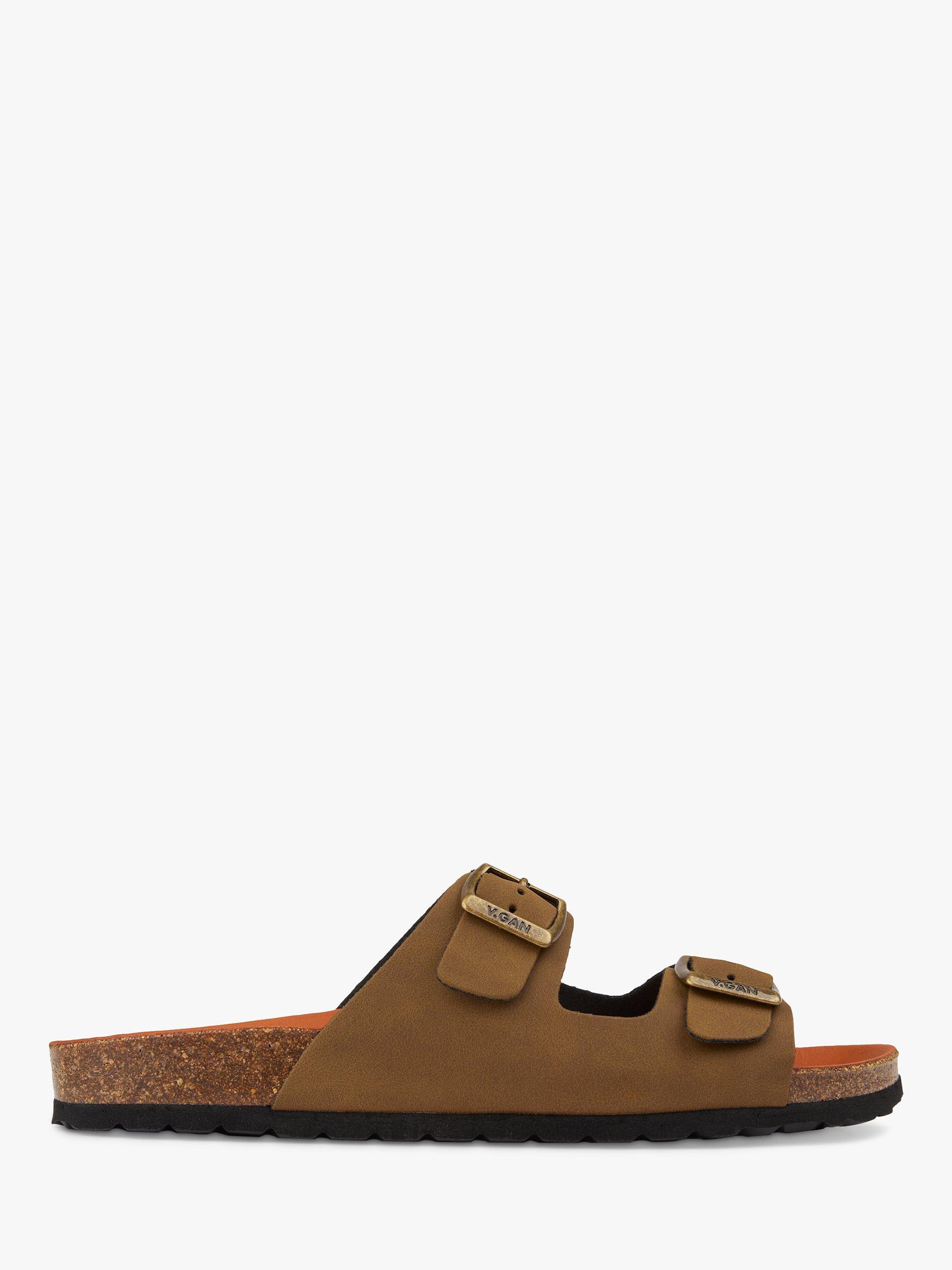 V.GAN Vegan Mango Footbed Sandals, Brown