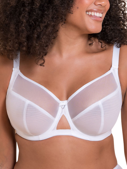Curvy Kate Victory Side Support Balcony Bra, White, White