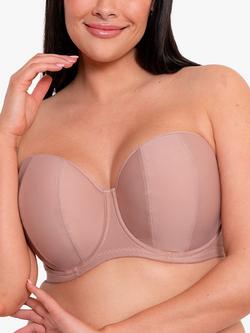 Curvy Kate Luxe Strapless Bra, Latte, Latte
