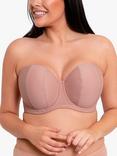 Curvy Kate Luxe Strapless Bra, Latte