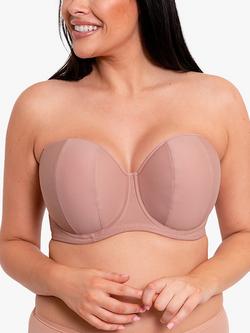 Curvy Kate Luxe Strapless Bra, Latte - view 2, Latte