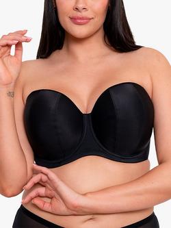 Curvy Kate Luxe Strapless Bra, Jet Black, Jet Black