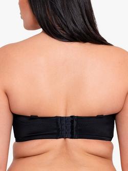 Curvy Kate Luxe Strapless Bra, Jet Black - view 2, Jet Black