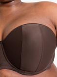 Curvy Kate Luxe Strapless Bra, Cocoa