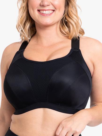 Curvy Kate Everymove Wired Sports Bra, Black, Black
