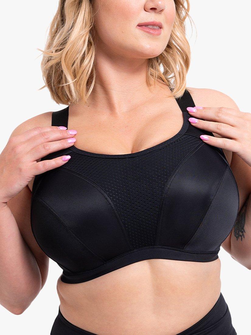 Product image 2 of 8, which shows Curvy Kate Everymove Wired Sports Bra, Black, 30F