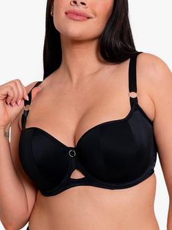 Curvy Kate Boost Me Up Padded Balcony Bra, Black, Black