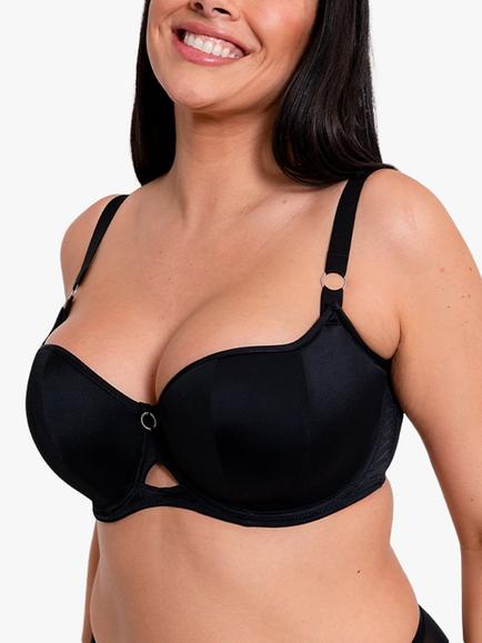 Curvy Kate Boost Me Up Padded Balcony Bra, Black - view 2, Black