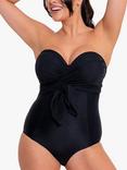 Curvy Kate Wrapsody Bandeau Swimsuit, Black